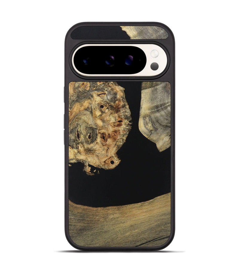 Pixel 9 Wood+Resin Phone Case - Shannon (Pure Black, 721989)