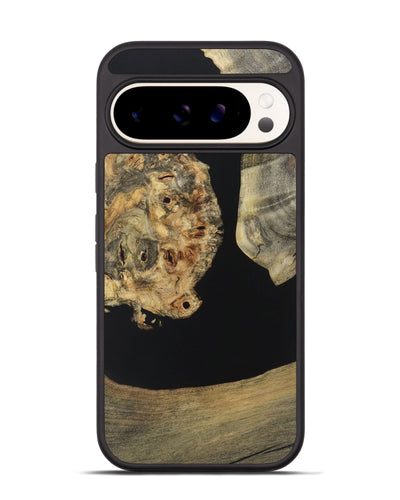 Pixel 9 Pro Wood+Resin Phone Case - Shannon (Pure Black, 721989)