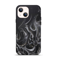 iPhone 14 ResinArt Live Edge Phone Case - Annabella (Black & White, 721991)