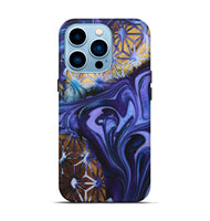 iPhone 14 Pro Wood+Resin Live Edge Phone Case - Olivia (Pattern, 721994)