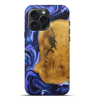 iPhone 16 Pro Max Wood+Resin Live Edge Phone Case - Kelly (Purple, 722006)