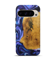 Pixel 9 Pro Wood+Resin Live Edge Phone Case - Kelly (Purple, 722006)