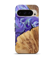 Pixel 9 Wood+Resin Live Edge Phone Case - Millie (Purple, 722008)