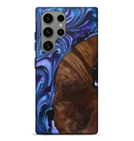 Galaxy S23 Ultra Wood+Resin Live Edge Phone Case - Margaret (Purple, 722010)