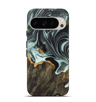 Pixel 9 Pro Wood+Resin Live Edge Phone Case - April (Green, 722015)