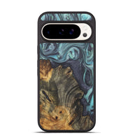 Pixel 9 Wood+Resin Phone Case - Debby (Green, 722042)