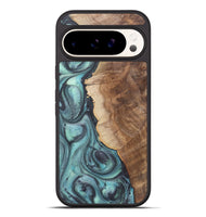 Pixel 9 Pro XL Wood+Resin Phone Case - Madeline (Green, 722044)