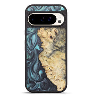 Pixel 9 Pro XL Wood+Resin Phone Case - Paige (Blue, 722050)