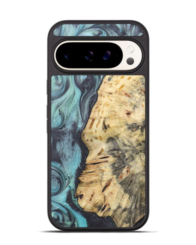 Pixel 9 Pro Wood+Resin Phone Case - Cynthia (Blue, 722053)