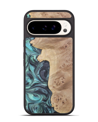 Pixel 9 Pro Wood+Resin Phone Case - Jace (Blue, 722054)