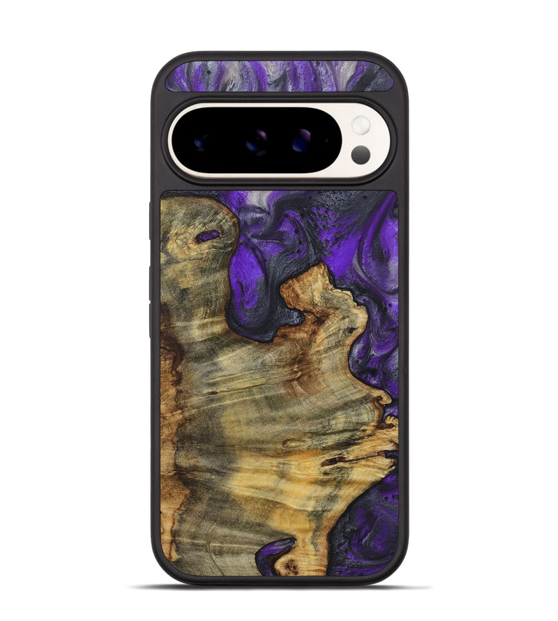 Pixel 9 Wood+Resin Phone Case - Adonis (Purple, 722064)