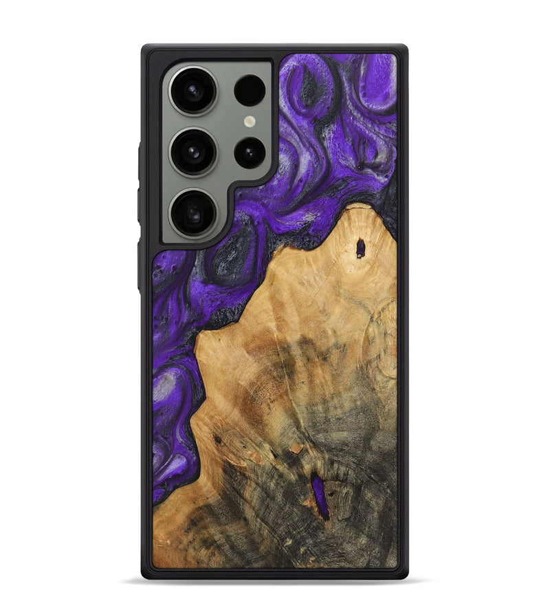 Galaxy S24 Ultra Wood+Resin Phone Case - Finn (Purple, 722080)