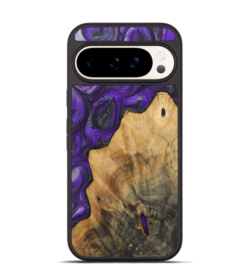 Pixel 9 Wood+Resin Phone Case - Finn (Purple, 722080)