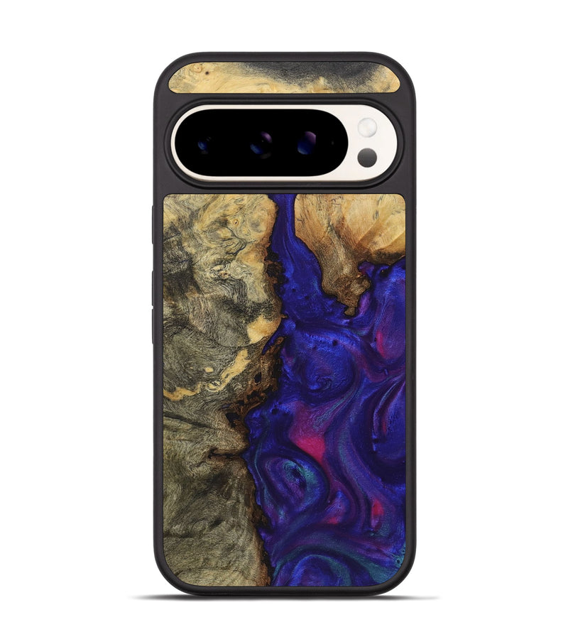 Pixel 9 Wood+Resin Phone Case - Mindy (Purple, 722083)