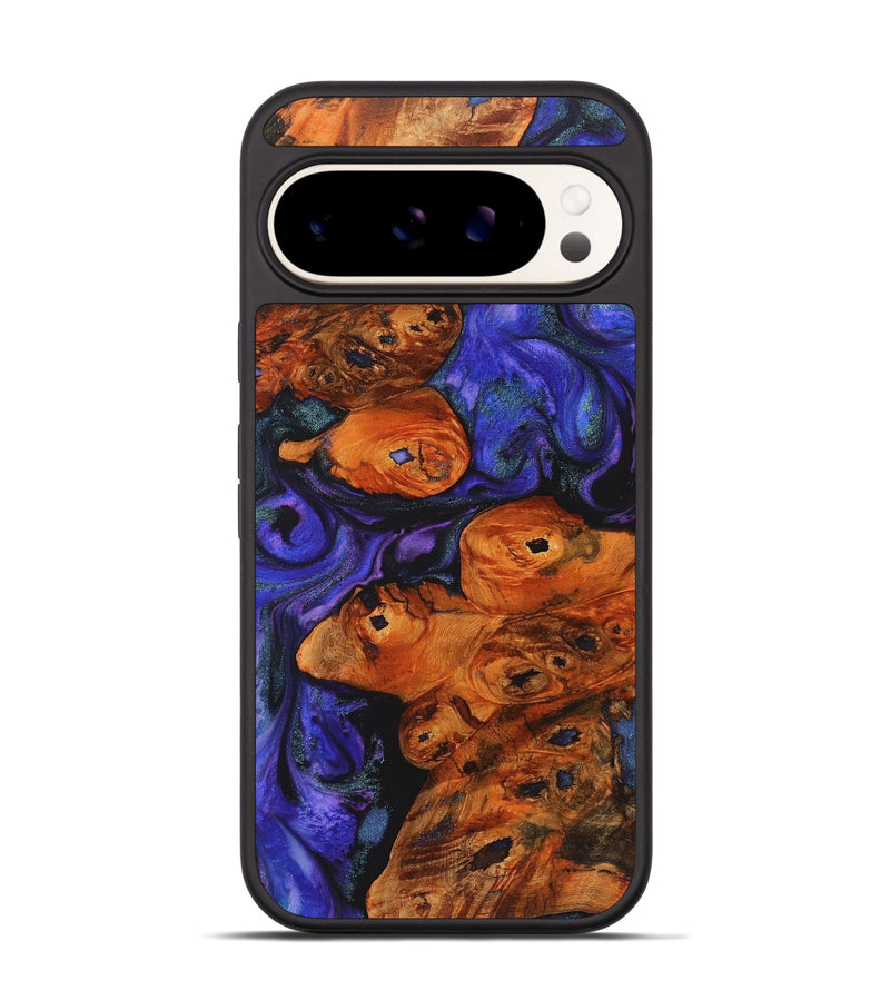 Pixel 9 Wood+Resin Phone Case - Gillian (Purple, 722085)