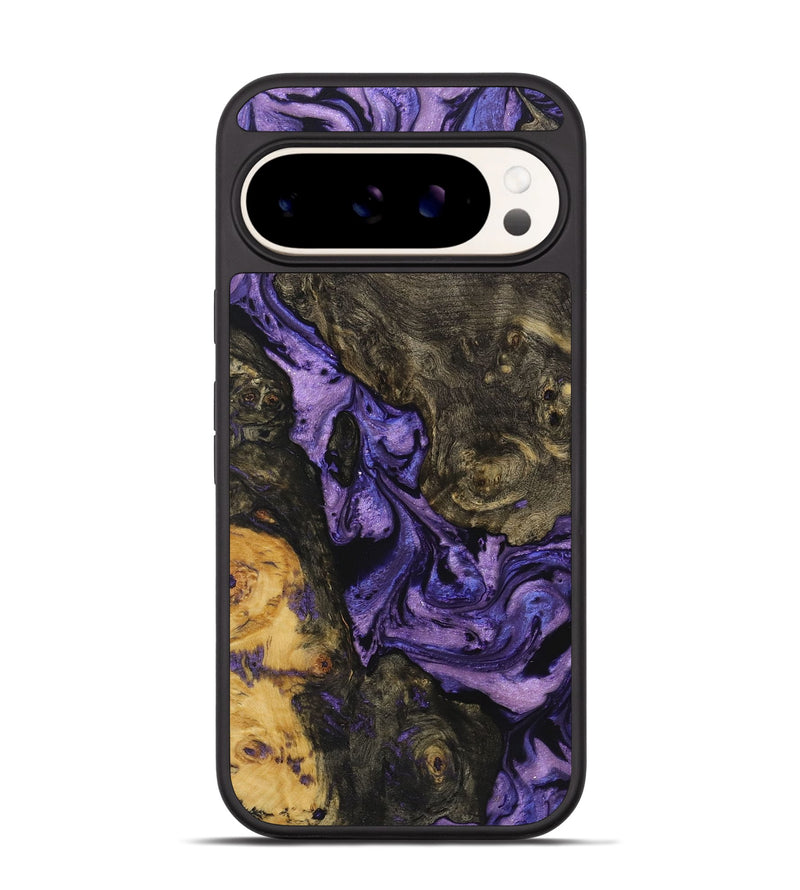 Pixel 9 Wood+Resin Phone Case - Amora (Purple, 722086)