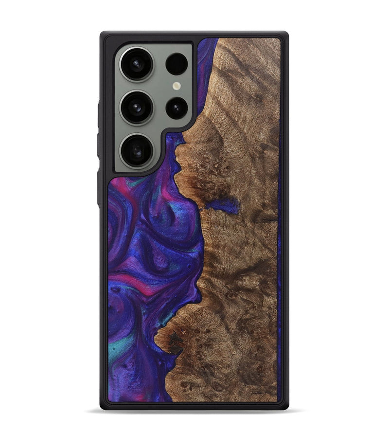 Galaxy S24 Ultra Wood+Resin Phone Case - Lilith (Purple, 722092)