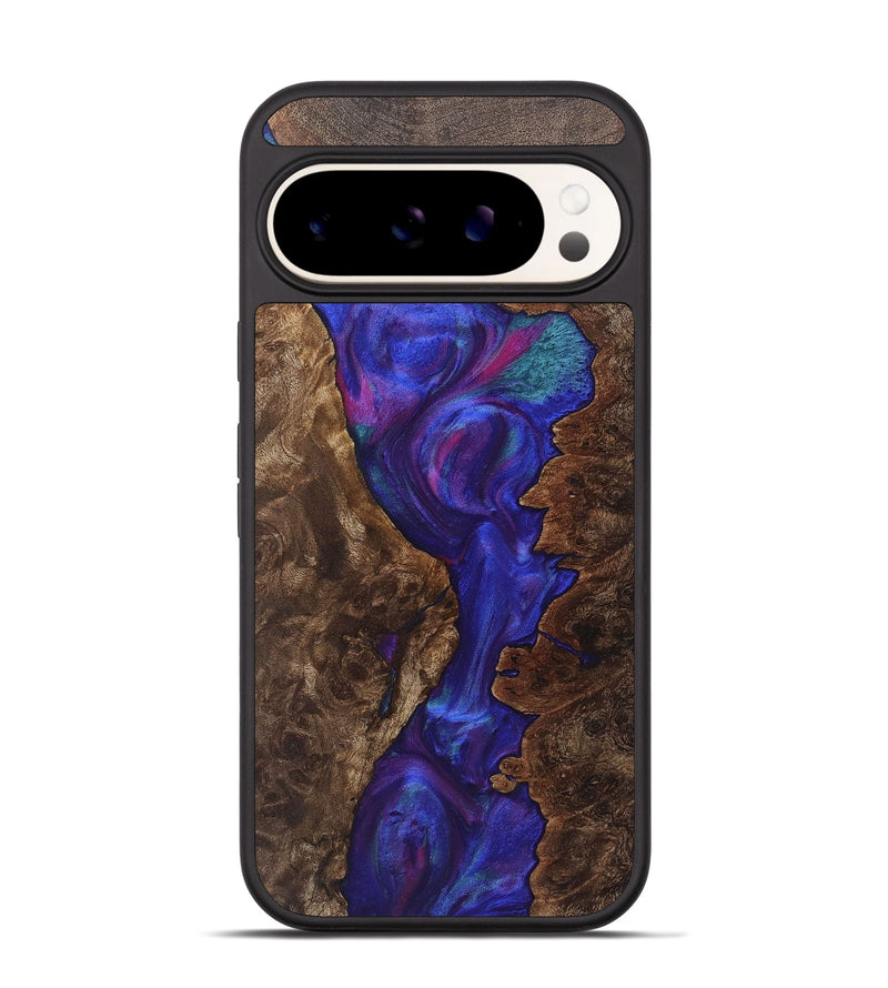 Pixel 9 Pro Wood+Resin Phone Case - Denzel (Purple, 722094)