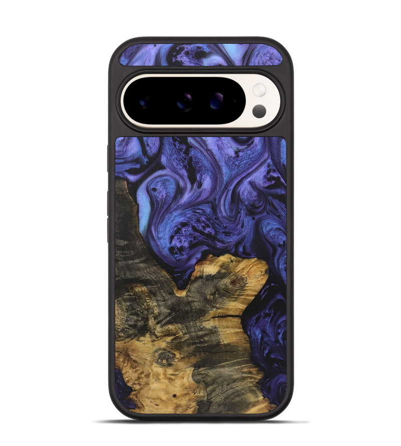 Pixel 9 Wood+Resin Phone Case - Ari (Purple, 722096)