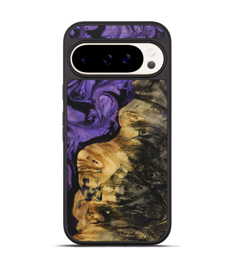 Pixel 9 Wood+Resin Phone Case - Paxton (Purple, 722111)