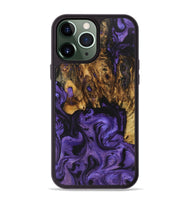 iPhone 13 Pro Max Wood+Resin Phone Case - Mickey (Purple, 722118)