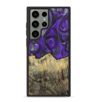 Galaxy S23 Ultra Wood+Resin Phone Case - Jeffrey (Purple, 722119)