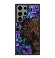 Galaxy S23 Ultra Wood+Resin Phone Case - Loretta (Purple, 722120)