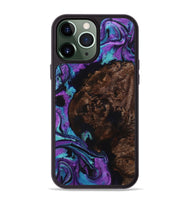 iPhone 13 Pro Max Wood+Resin Phone Case - Loretta (Purple, 722120)