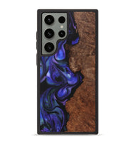 Galaxy S23 Ultra Wood+Resin Phone Case - Noelle (Purple, 722124)