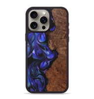 iPhone 15 Pro Max Wood+Resin Phone Case - Noelle (Purple, 722124)