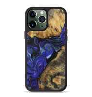 iPhone 13 Pro Max Wood+Resin Phone Case - Greg (Purple, 722125)