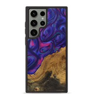 Galaxy S23 Ultra Wood+Resin Phone Case - Willow (Purple, 722126)