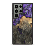 Galaxy S23 Ultra Wood+Resin Phone Case - Valentina (Purple, 722127)