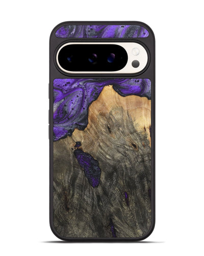 Pixel 9 Pro Wood+Resin Phone Case - Valentina (Purple, 722127)