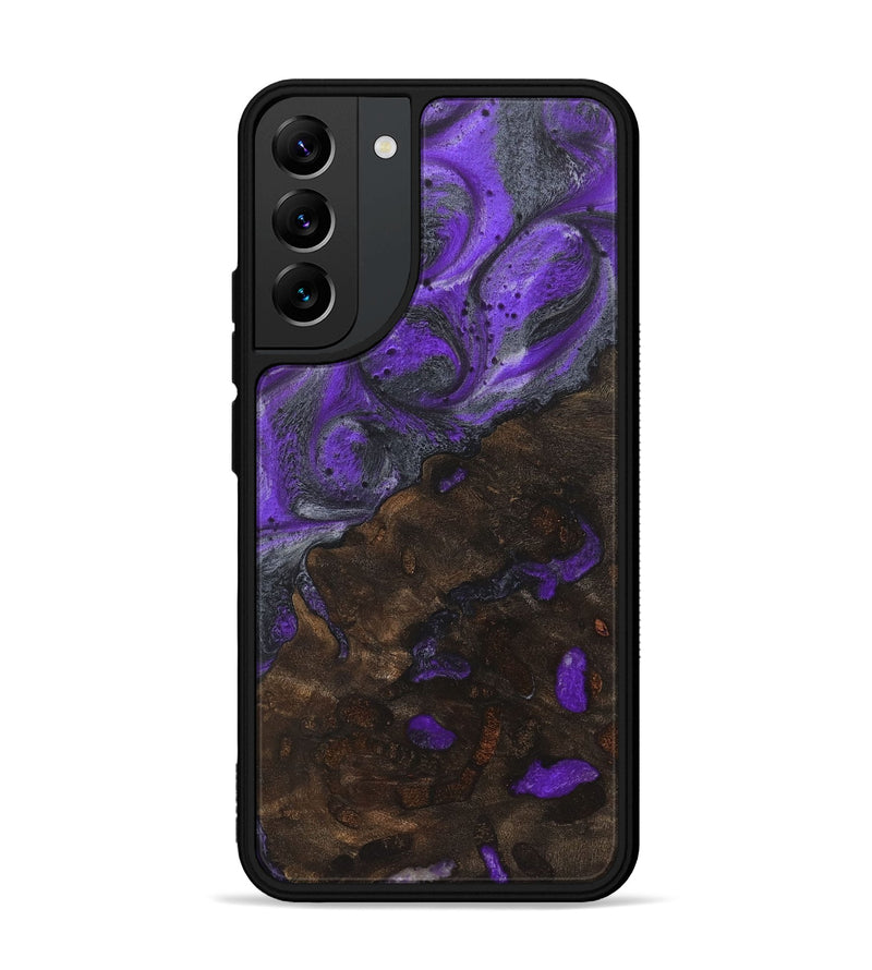 Galaxy S22 Plus Wood+Resin Phone Case - Aubrey (Purple, 722128)