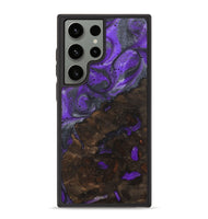 Galaxy S23 Ultra Wood+Resin Phone Case - Aubrey (Purple, 722128)