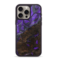 iPhone 15 Pro Max Wood+Resin Phone Case - Aubrey (Purple, 722128)