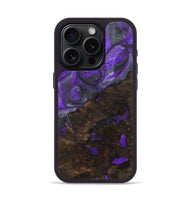 iPhone 15 Pro Wood+Resin Phone Case - Aubrey (Purple, 722128)