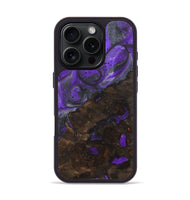 iPhone 16 Pro Wood+Resin Phone Case - Aubrey (Purple, 722128)