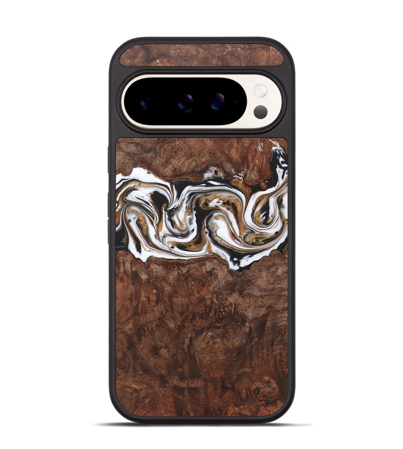 Pixel 9 Pro Wood+Resin Phone Case - Denzel (Black & White, 722183)