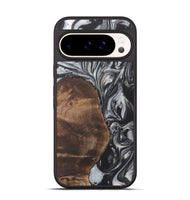 Pixel 9 Pro Wood+Resin Phone Case - Dina (Black & White, 722203)