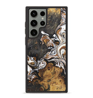 Galaxy S23 Ultra Wood+Resin Phone Case - Jonas (Black & White, 722204)