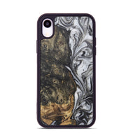 iPhone Xr Wood+Resin Phone Case - Yasmin (Black & White, 722210)