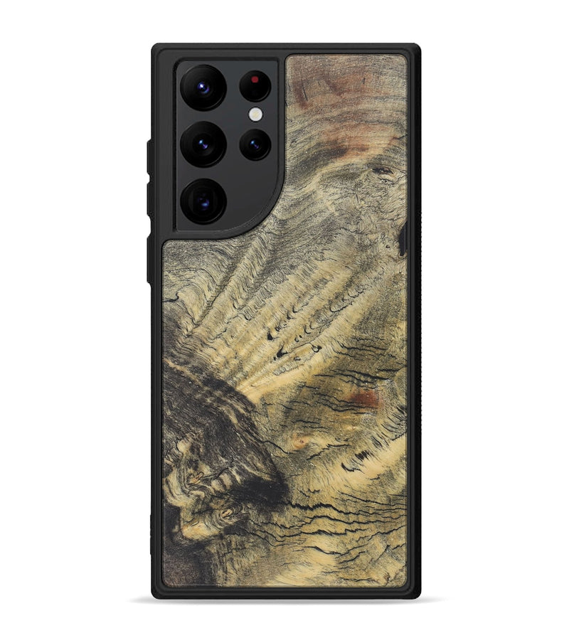 Galaxy S22 Ultra Wood+Resin Phone Case - Sienna (Wood Burl, 722212)