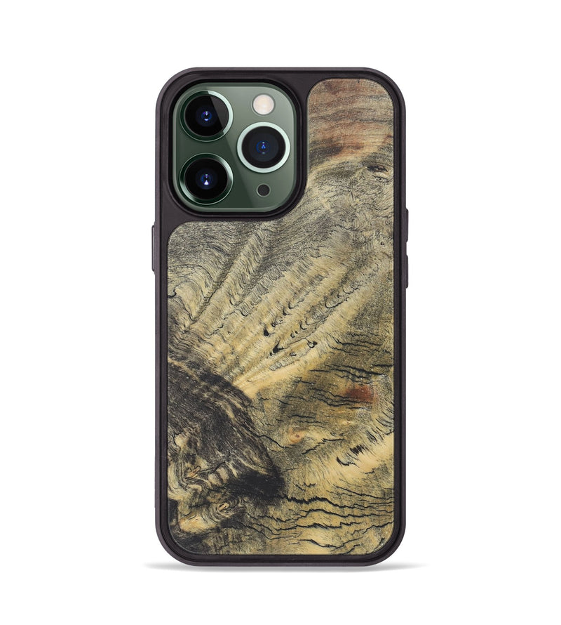 iPhone 13 Pro Wood+Resin Phone Case - Sienna (Wood Burl, 722212)