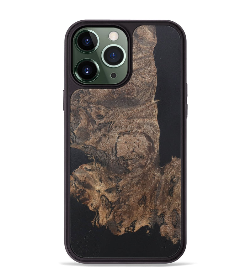 iPhone 13 Pro Max Wood+Resin Phone Case - Lexi (Wood Burl, 722213)