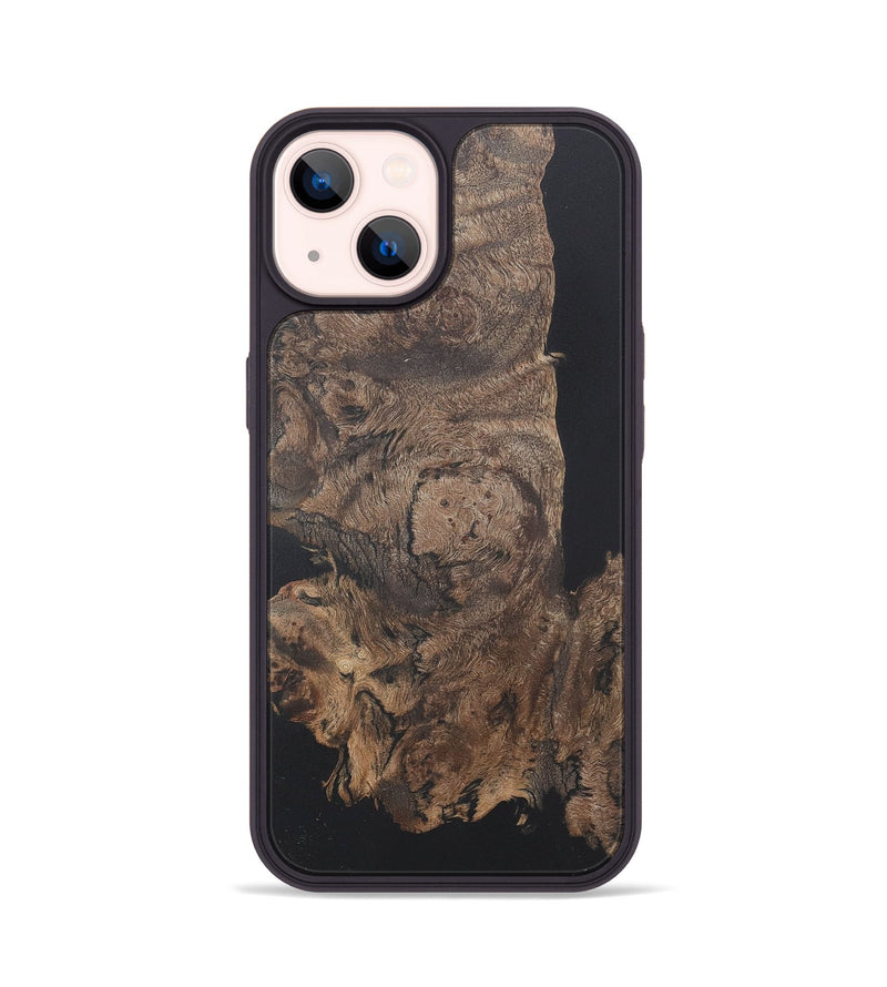 iPhone 14 Wood+Resin Phone Case - Lexi (Wood Burl, 722213)