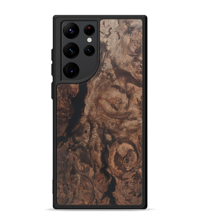 Galaxy S22 Ultra Wood+Resin Phone Case - Cheryl (Wood Burl, 722214)