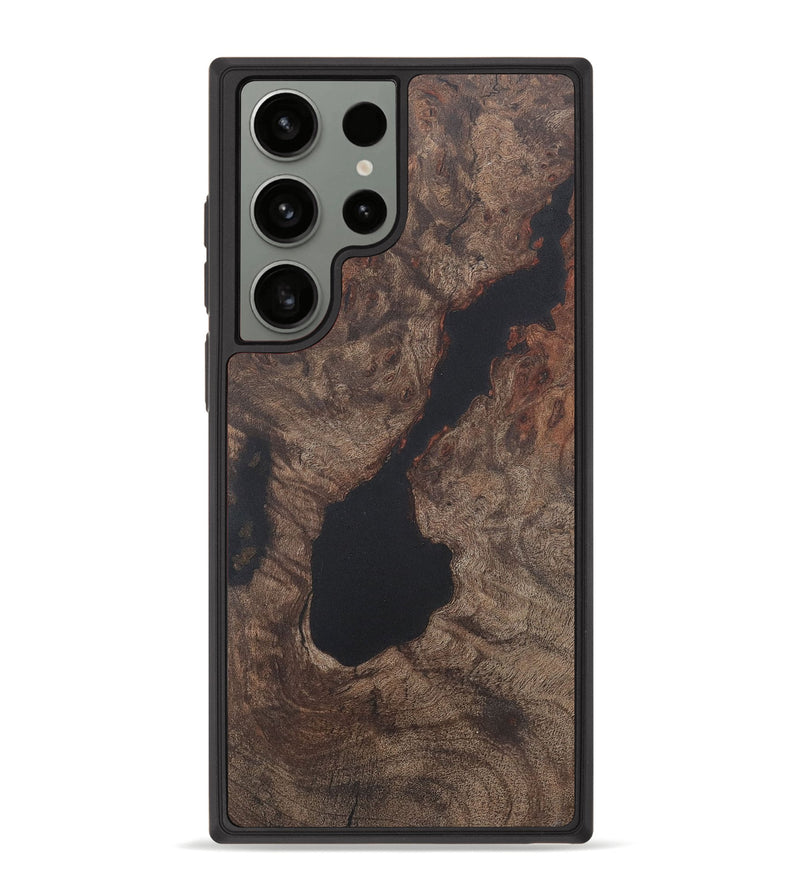 Galaxy S23 Ultra Wood+Resin Phone Case - Darryl (Wood Burl, 722215)