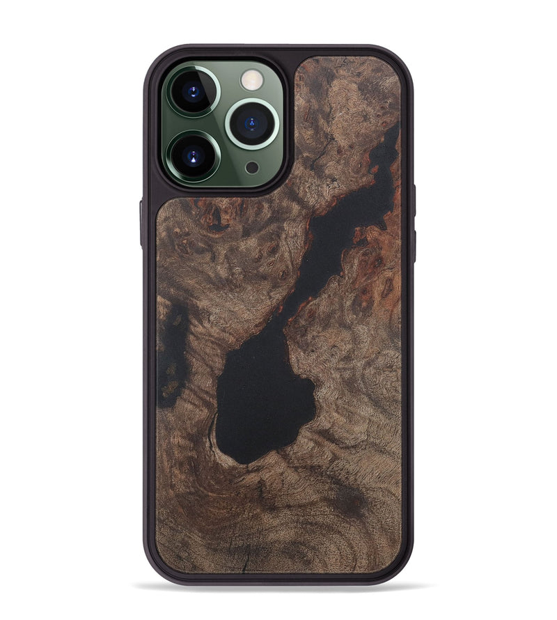 iPhone 13 Pro Max Wood+Resin Phone Case - Darryl (Wood Burl, 722215)